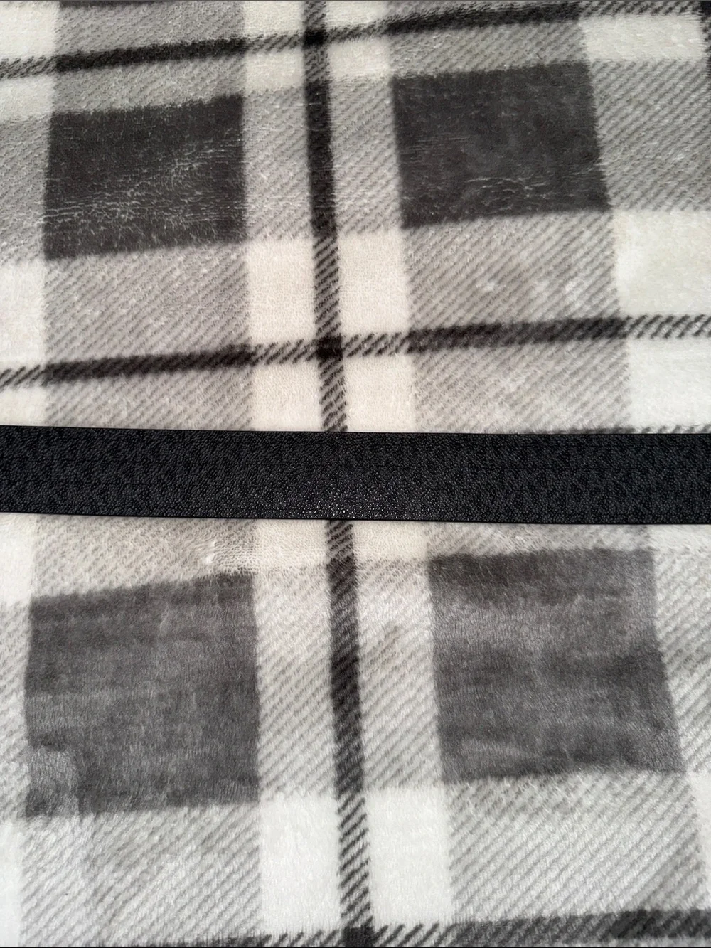 Michael Kors Black Leather Logo Buckle Belt reversible